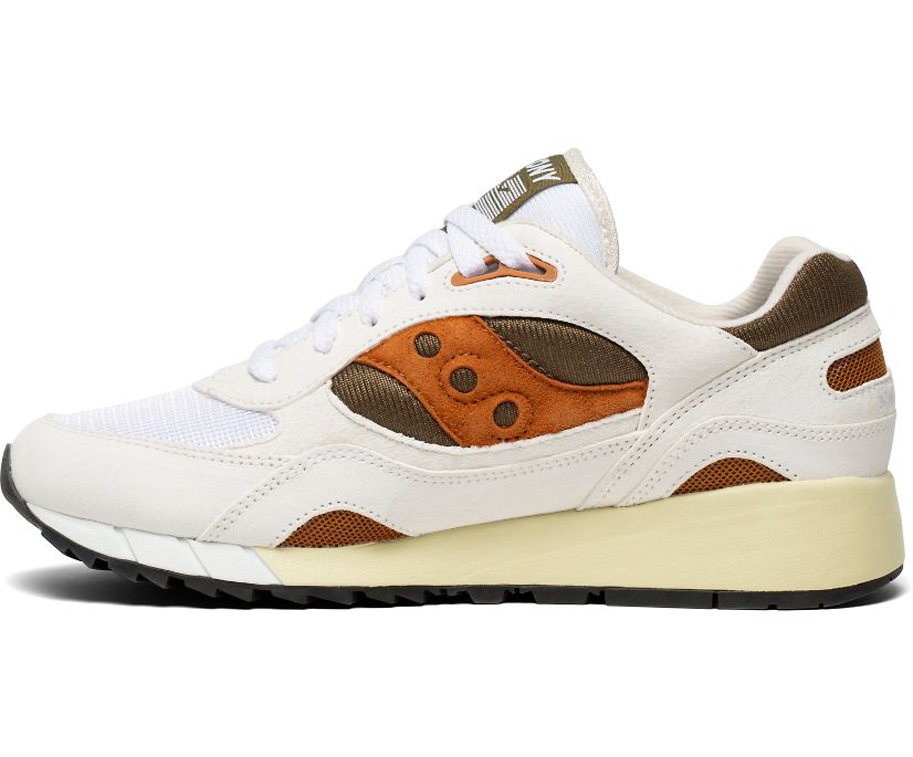 Saucony Shadow 6000 Women's Originals White / Khaki | Canada 077NWYB